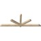 Ekena Millwork Kennewick Rough Sawn Timber Gable Bracket, Douglas Fir, 96"W x 36"H x 4"D x 4"F, 9/12 Pitch GBW096X36X0404KEN00RDF - alternate 4